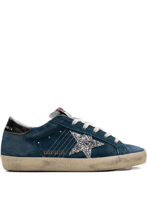 Golden Goose Superstar "Dark Blue/Glitter" sneakers