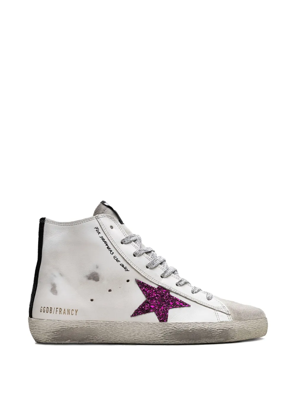 Golden Goose Francy High "For Dreamers Use Only" sneakers White