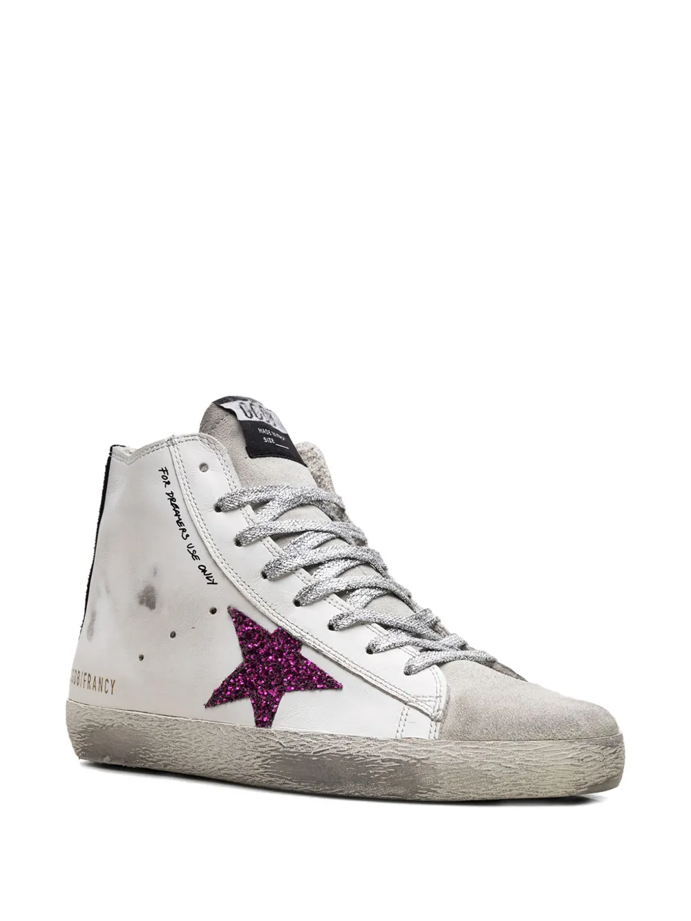 Golden Goose Francy High "For Dreamers Use Only" sneakers White