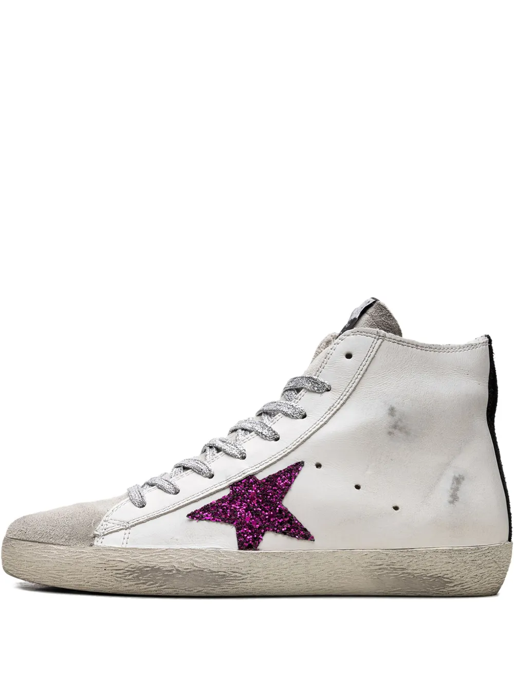 Golden Goose Francy High "For Dreamers Use Only" sneakers White