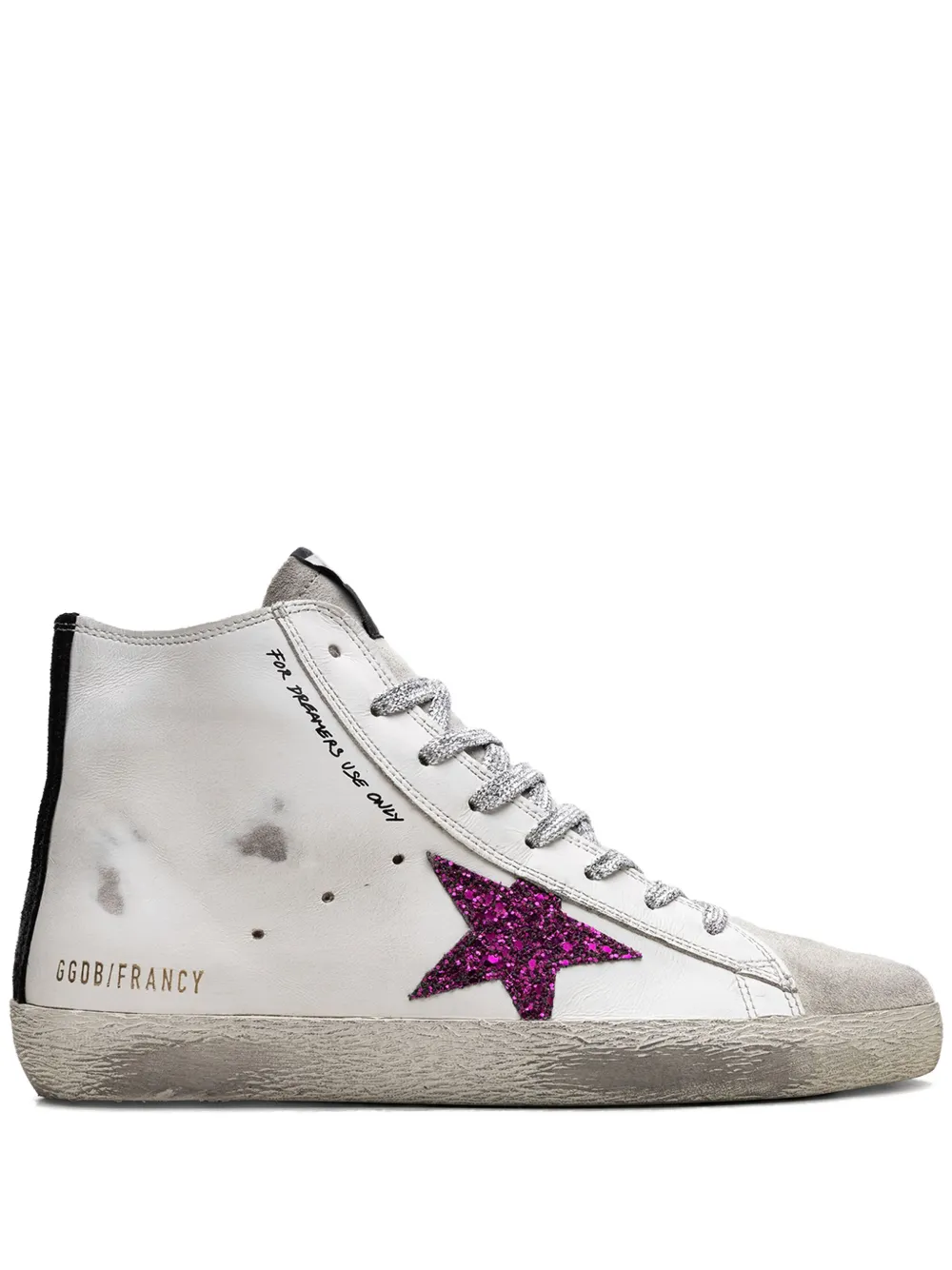 Golden Goose Francy High "For Dreamers Use Only" sneakers White