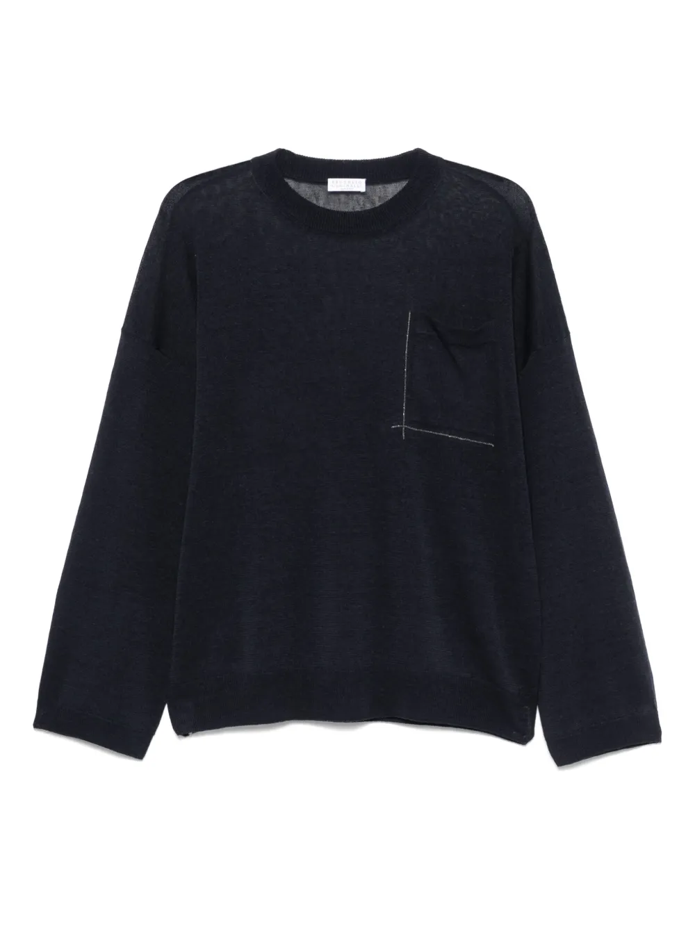 Brunello Cucinelli Monili chain-detail top | Blue | Image 1