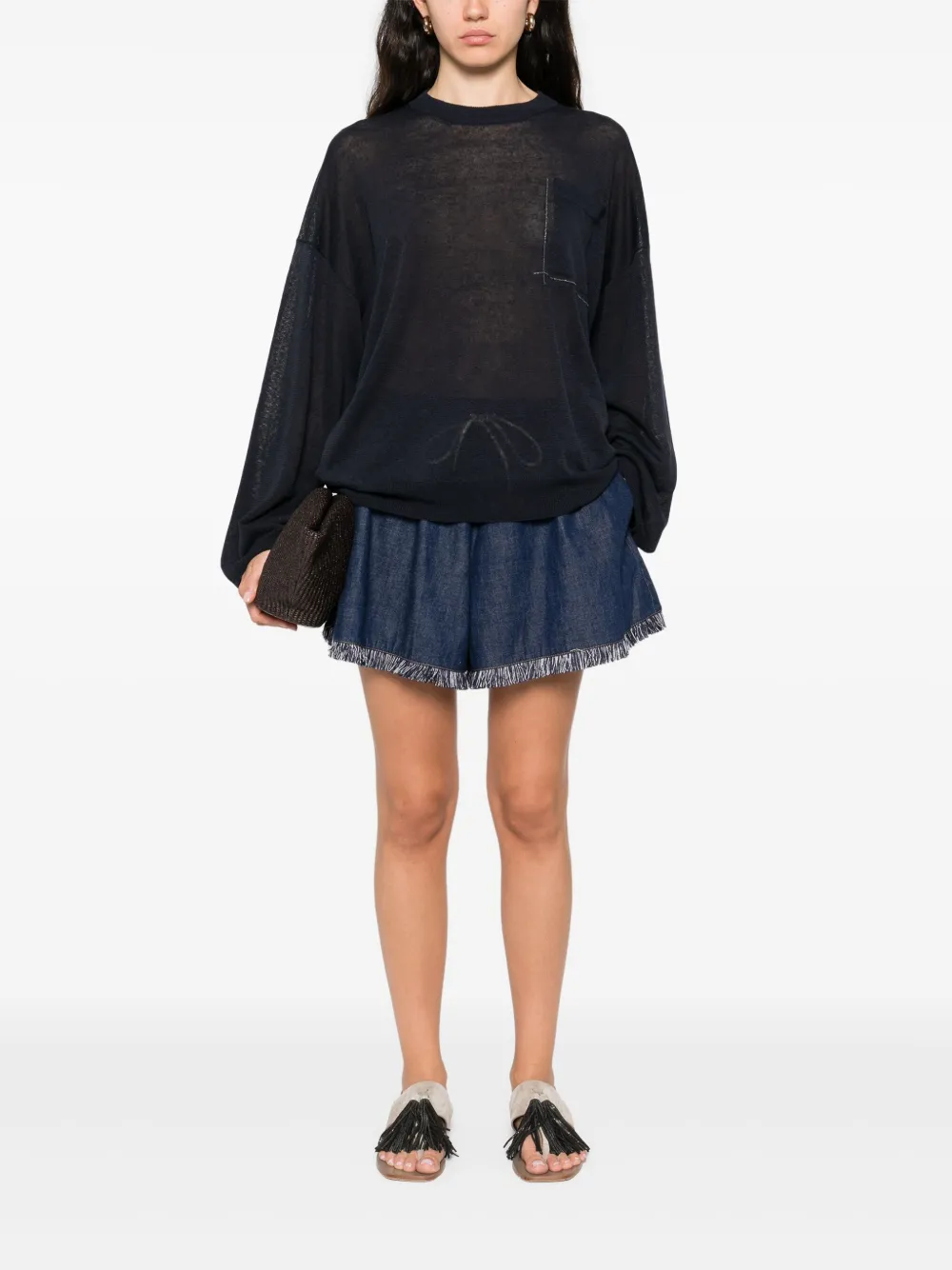 Brunello Cucinelli Monili chain-detail top | T-Shirts & Jersey Shirts | Image 2