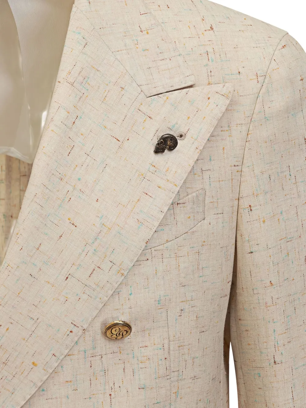 Gabriele Pasini Double-breasted Blazer In Neutral