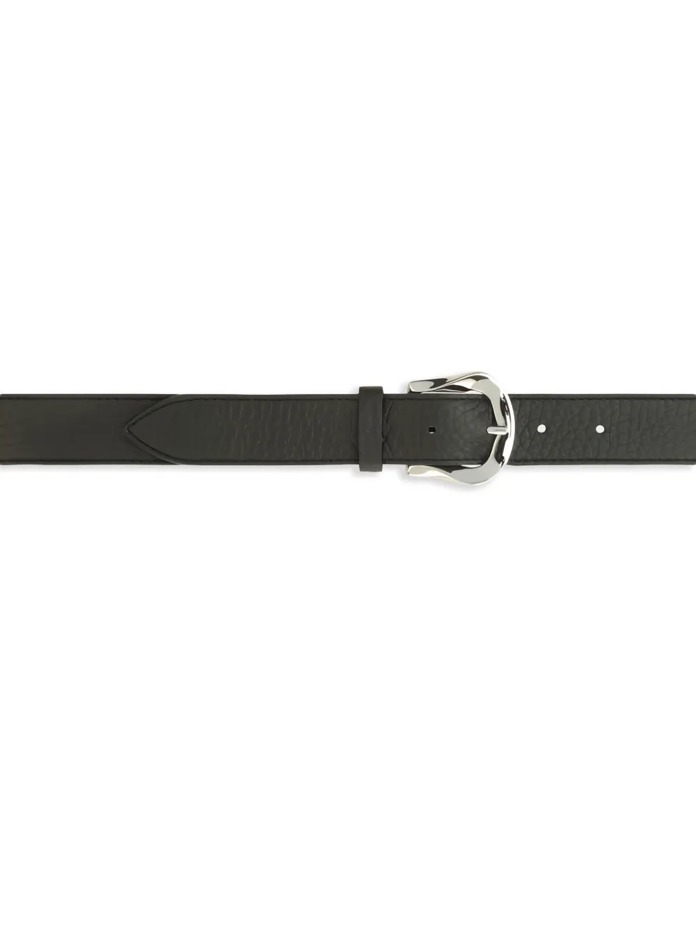Orciani Leren riem Zwart