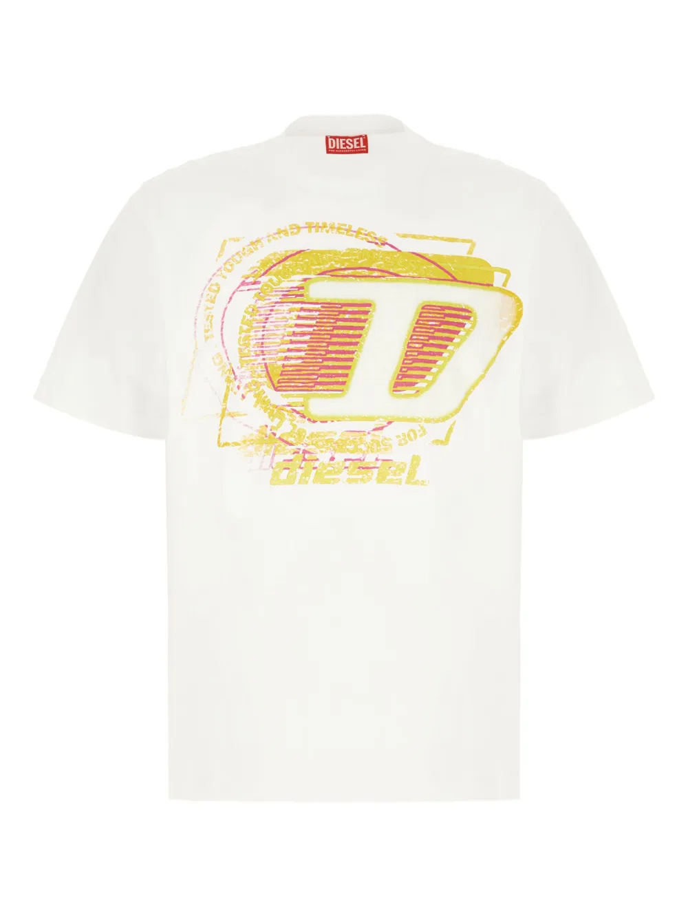 Diesel logo-print T-shirt Wit