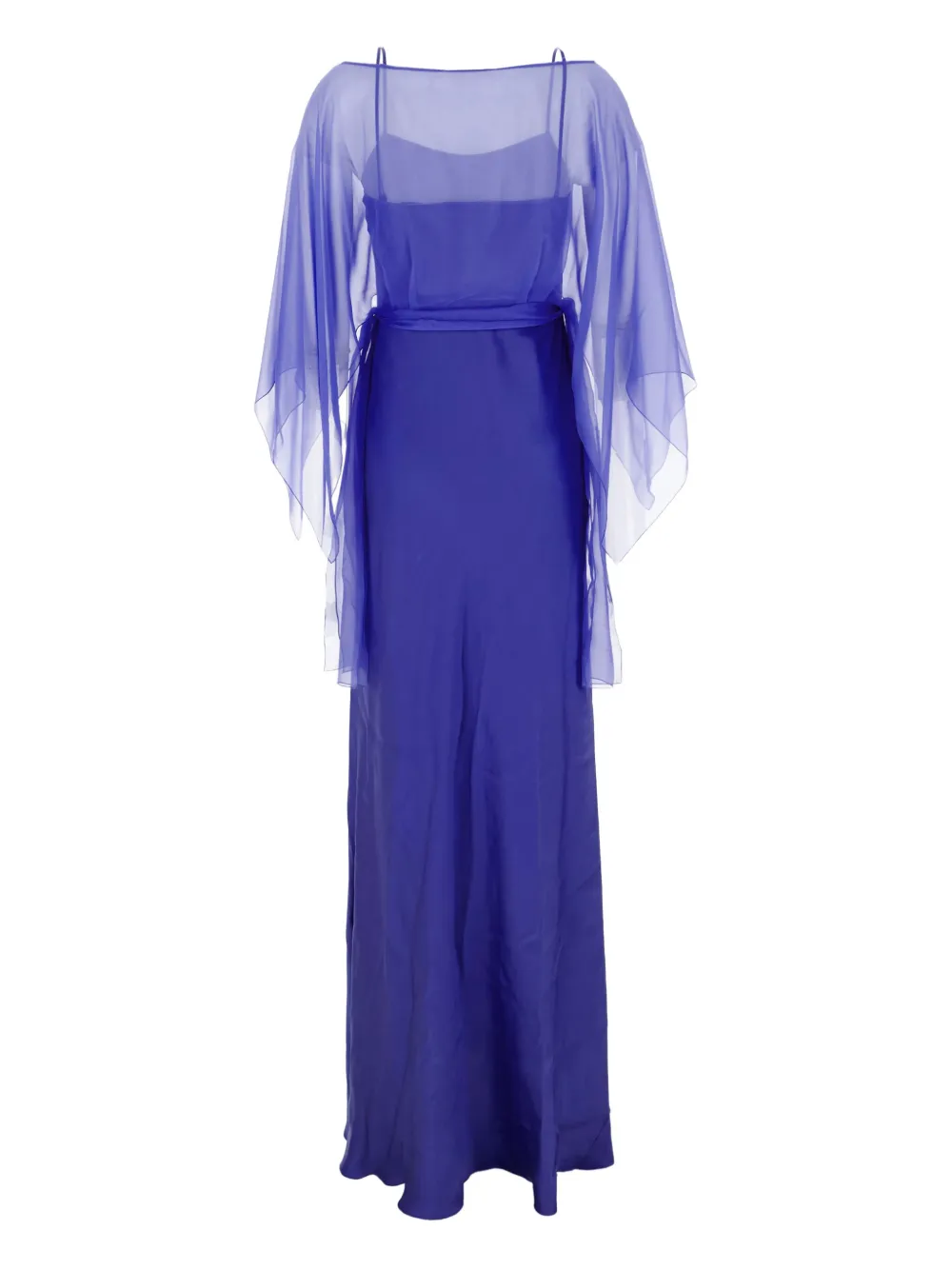 Alberta Ferretti layered belted dress | Evening Dresses | Image 2