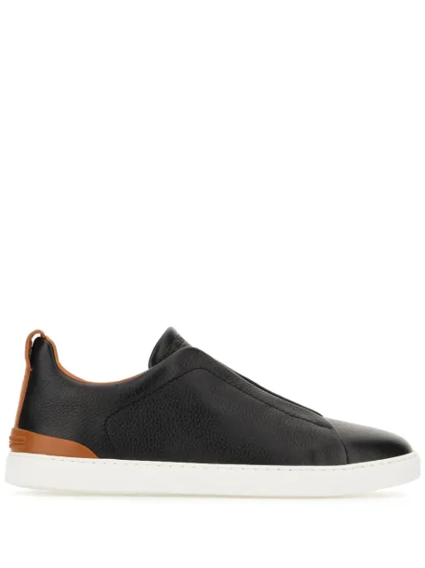 Zegna leather sneakers