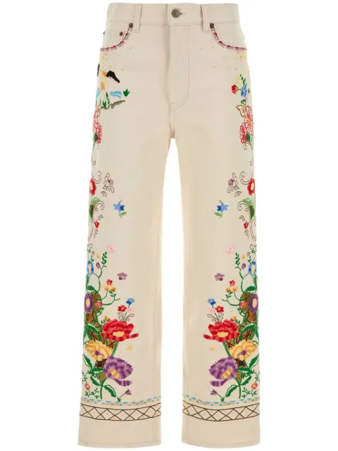 Valentino Garavani pantalones rectos con pinzas