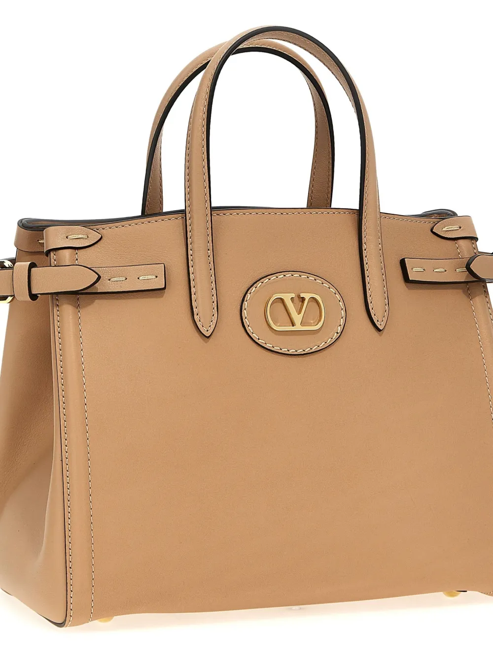 Valentino Garavani Antibes kleine shopper Beige