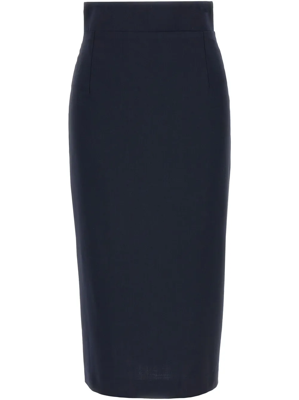 high-waisted pencil skirt