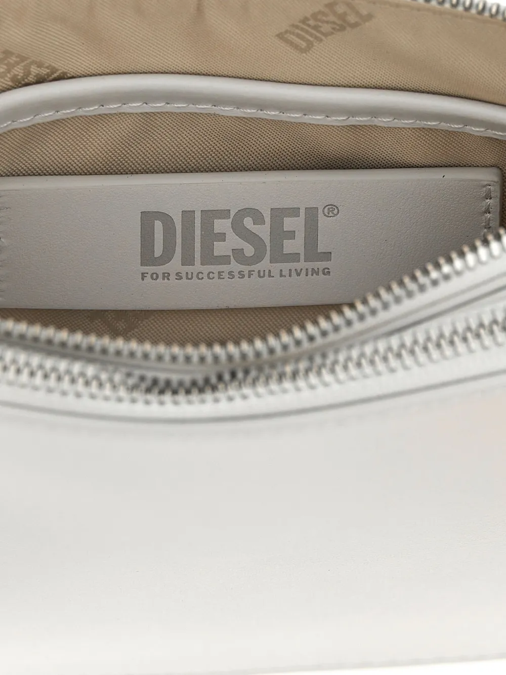 Diesel 1DR Twin schoudertas Wit