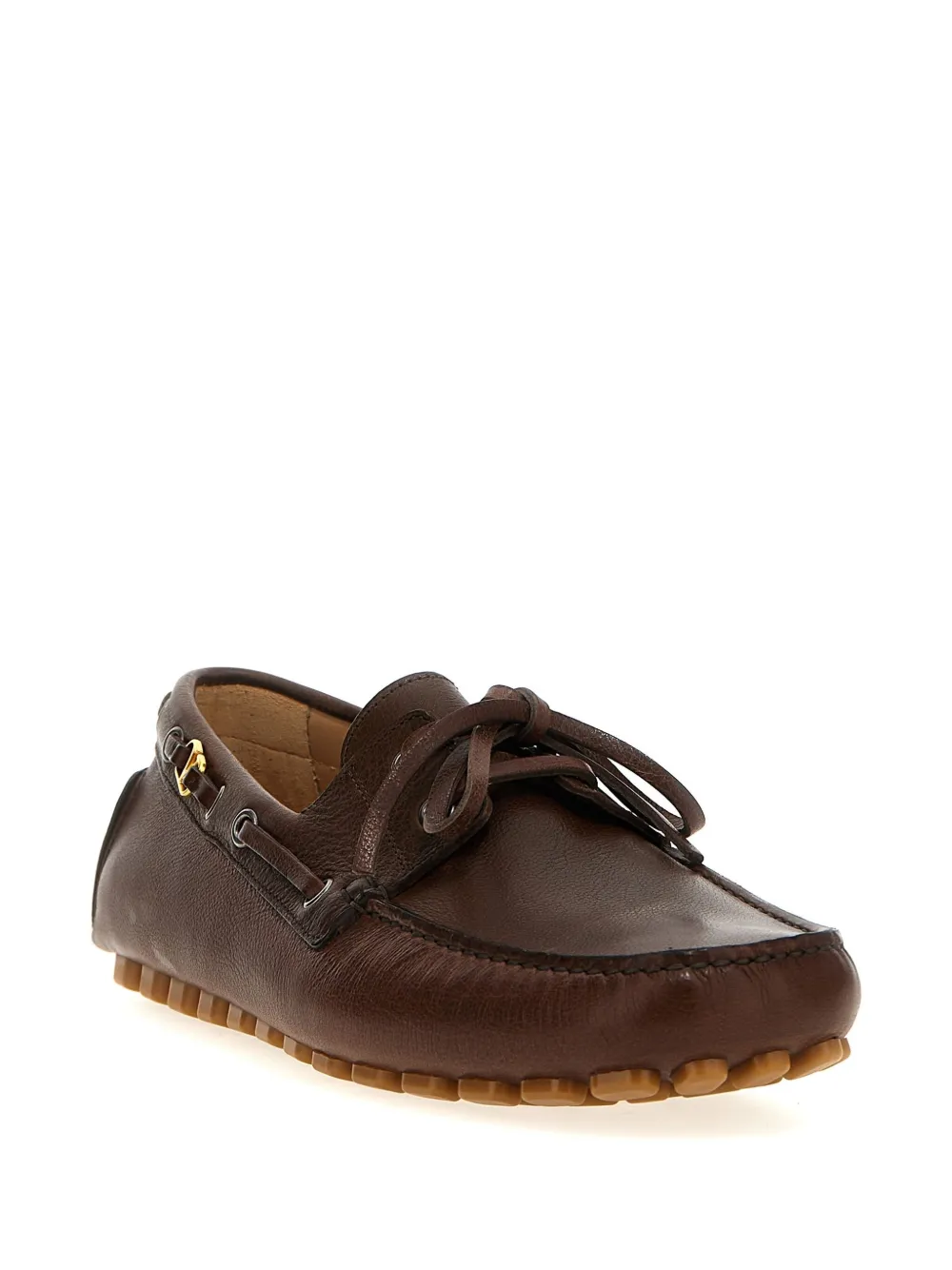 Valentino Garavani Fastaway boat shoes Brown