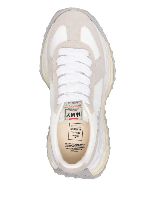 スニーカー MAISON MIHARA YASUHIRO Men Sneakers GA08FW735WHITE White Maison Mihara Yasuhiro Low Top Lace Up Sneaker in White