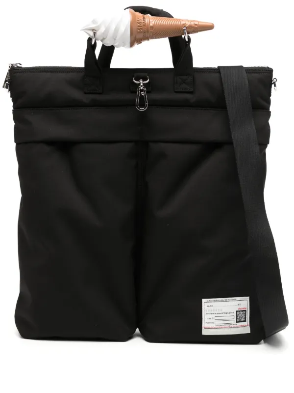 ミハラヤスヒロISETAN POP UP限定トートバッグ黒 MIHARA YASUHIRO トートバッグ（MIHARA YASUHIRO(ミハラヤスヒロ