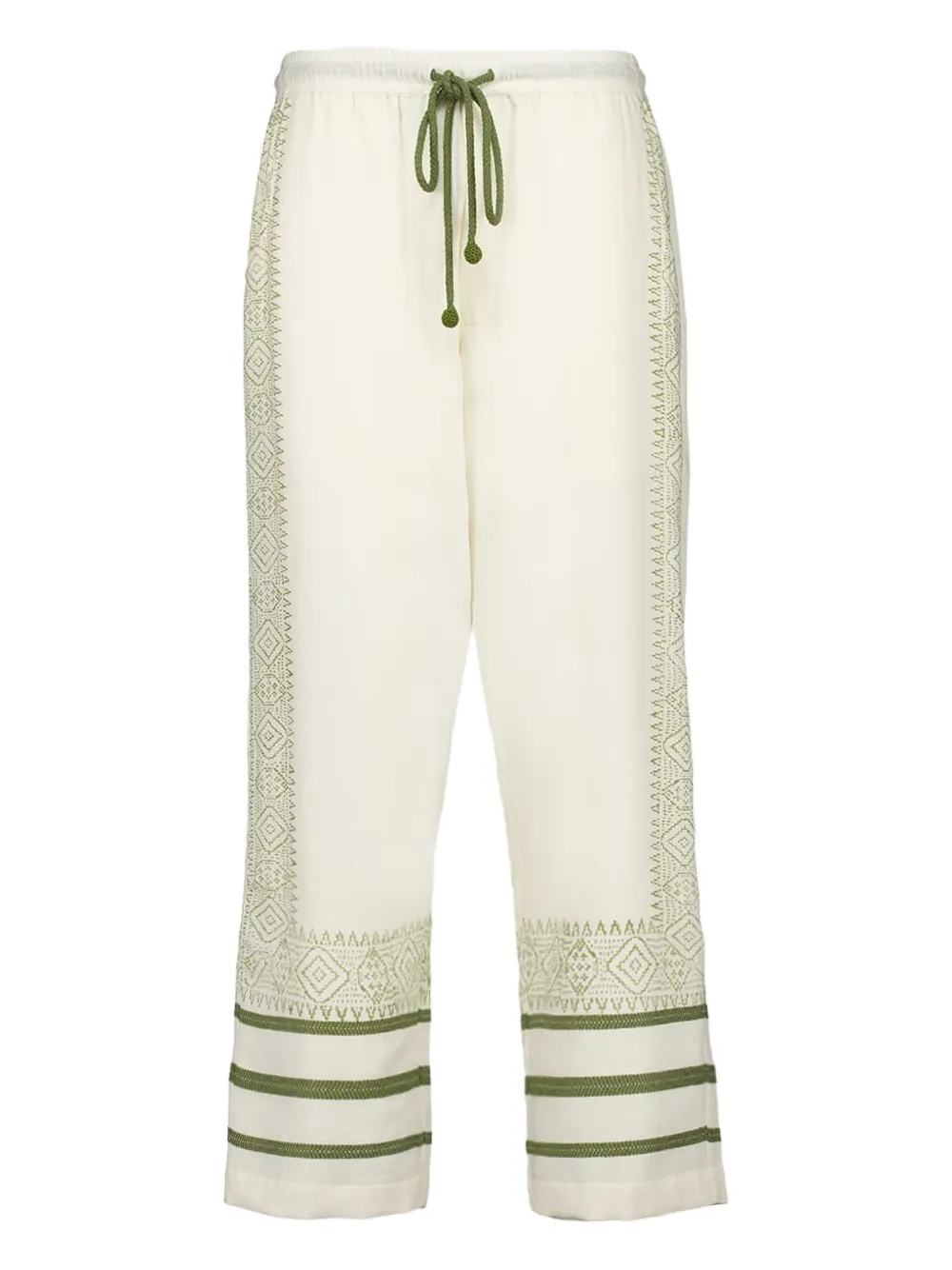 Baziszt embroidered trousers | White | Image 1