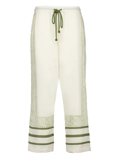 Baziszt embroidered trousers 