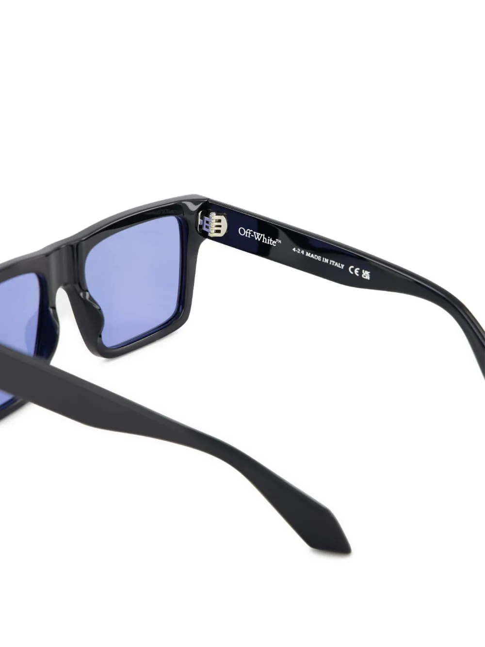 Off-White Lawton zonnebril met vierkant montuur Zwart