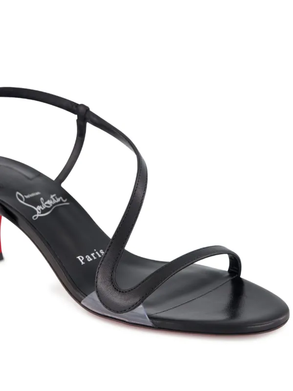 クリスチャンルブタン Rosalie 55mm ブラックレザーサンダル Christian Louboutin 55mm Rosalie Sandals | Black | FARFETCH