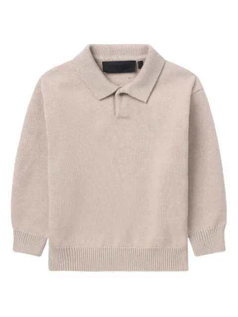 FEAR OF GOD ESSENTIALS KIDS long sleeve polo shirt