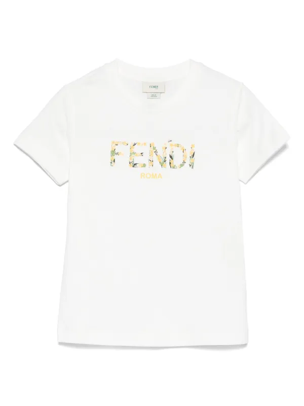 Fendi Kids logo-print T-shirt