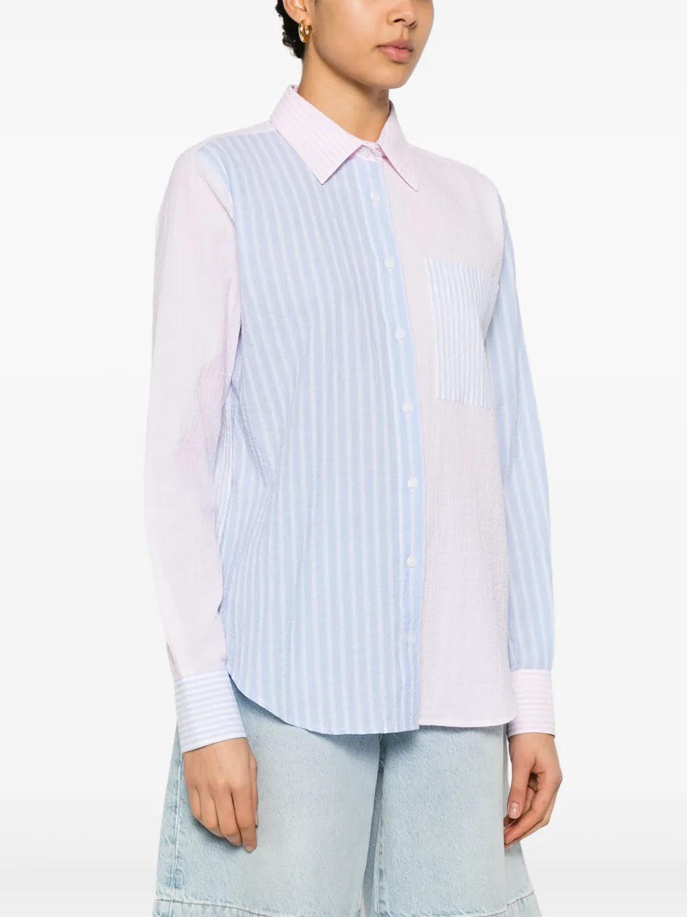 Maison Labiche I Love La Vie Loutil blouse Blauw
