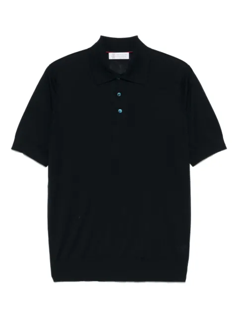 Brunello Cucinelli knitted polo shirt
