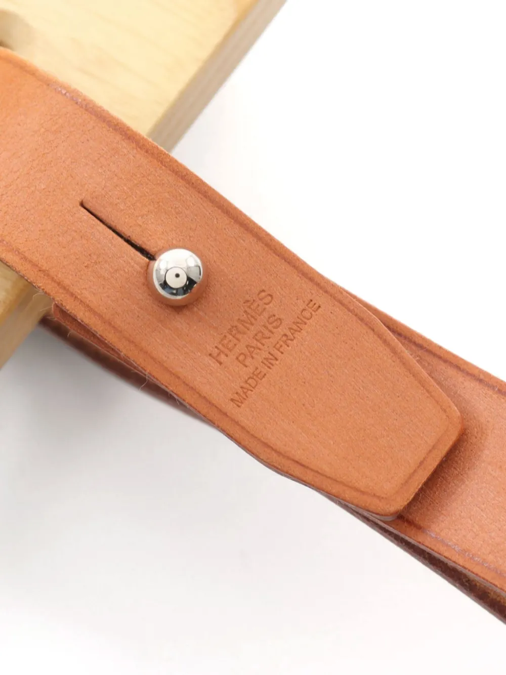 Pre-owned Hermes 2020s Logo-stamp Hardware In Neutrals