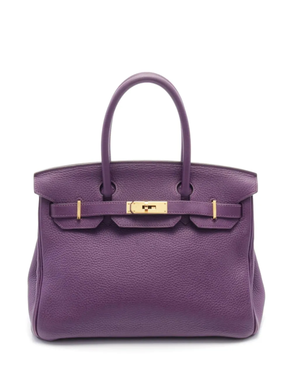 Hermès Pre-Owned 2012 バーキン 30 ハンドバッグ - パープル Hermès Pre-Owned 2012 バーキン 30 ハンドバッグ - パープル