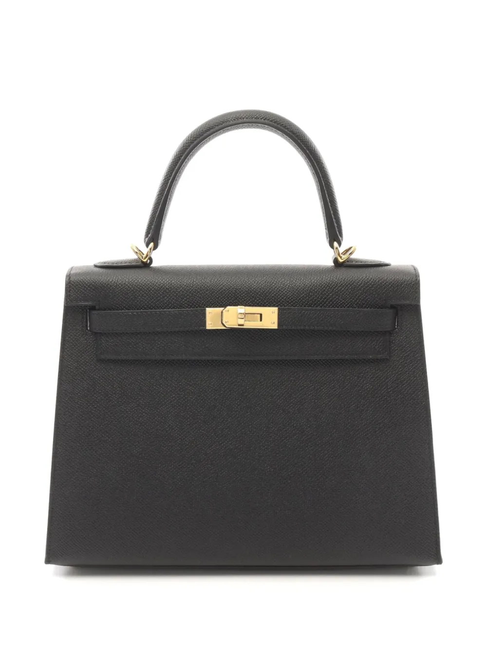 Hermès Pre-Owned 2024 ケリー 25 2way ハンドバッグ - ブラック Hermès Pre-Owned 2024 ケリー 25 2way ハンドバッグ - ブラック