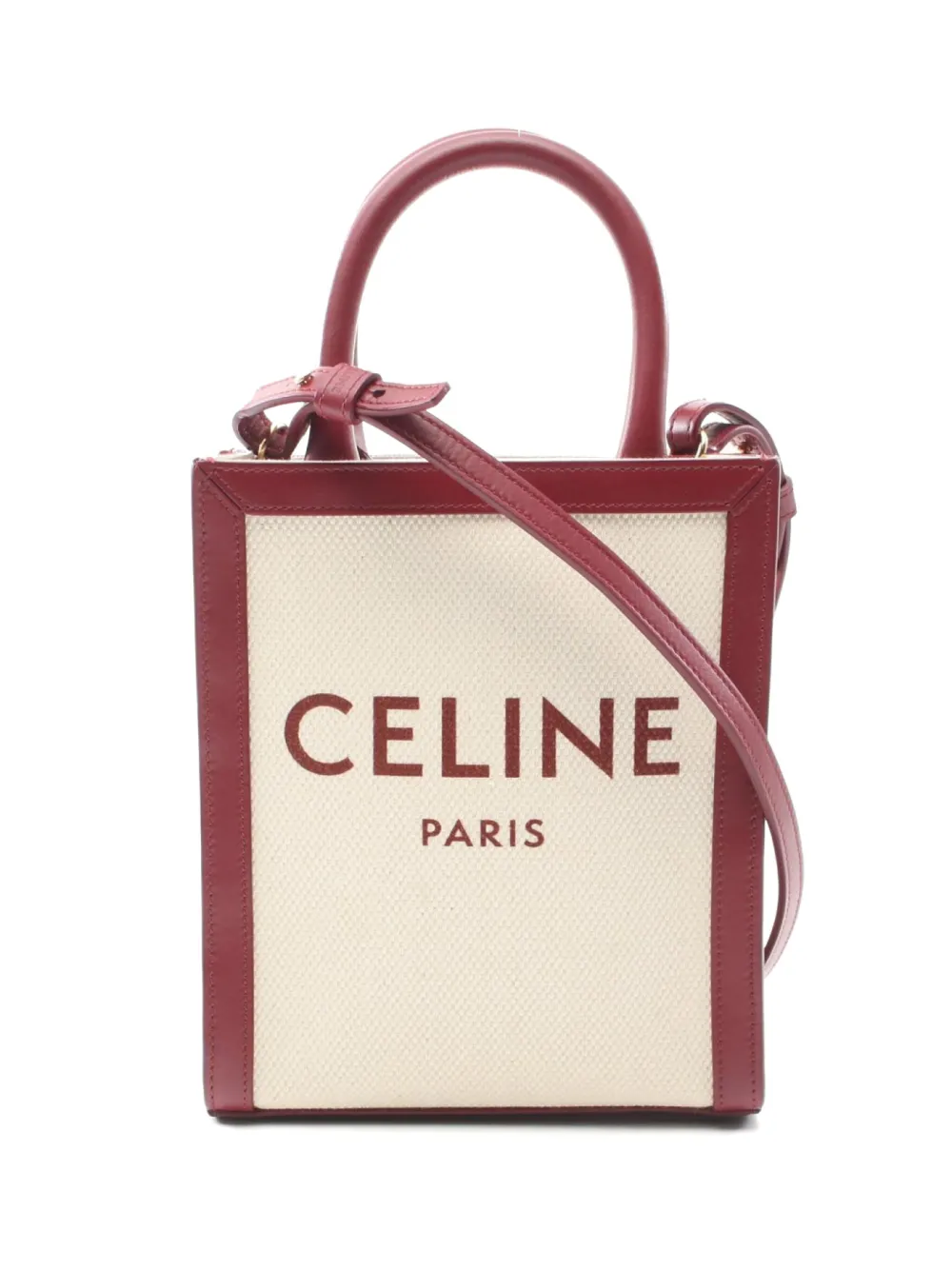 Céline Pre-Owned 2010s バーティカル カバ 2way ハンドバッグ ミニ - ニュートラル Céline Pre-Owned 2010s バーティカル カバ 2way ハンドバッグ ミニ - ニュートラル