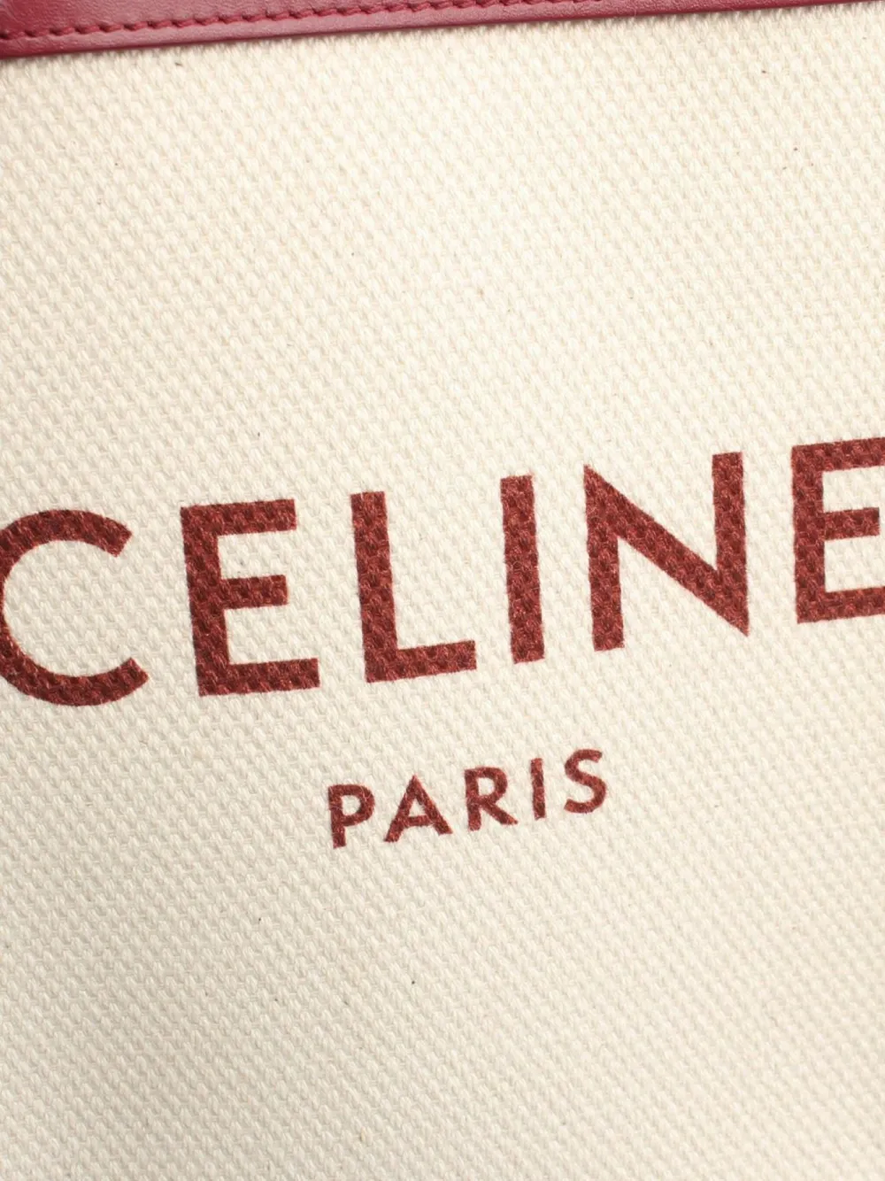 Pre-owned Celine 2010s Mini Vertical Cabas Two-way Handbag In Neutrals