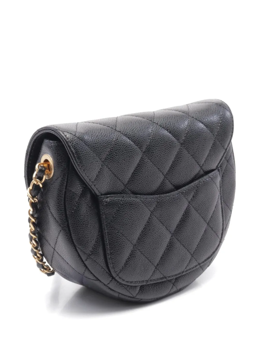 CHANEL Pre-Owned شنطة كروس صغيرة مبطنة بنقش المعين 2021 | كلاسيكيات | Image 2