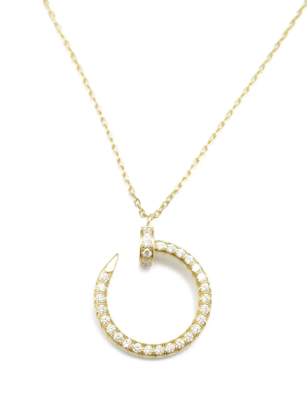 Cartier 2010s Juste Un Clou ダイヤモンド ネックレス 18Kイエローゴールド - ゴールドトーン Cartier 2010s Juste Un Clou ダイヤモンド ネックレス 18Kイエローゴールド - ゴールドトーン