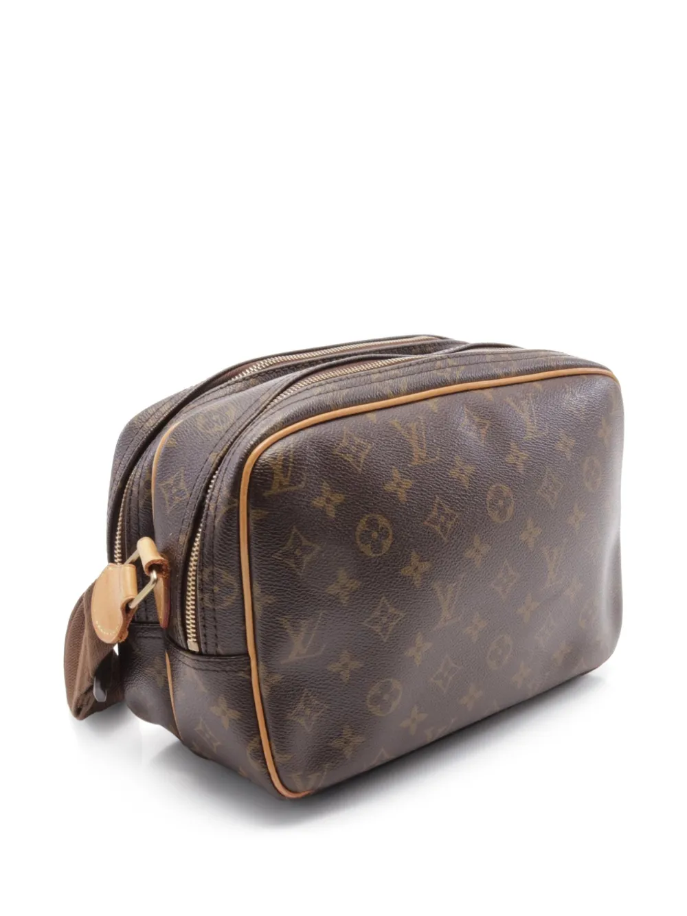 Pre-owned Louis Vuitton 2005 Reporter Pm Cross Body Bag In Brown