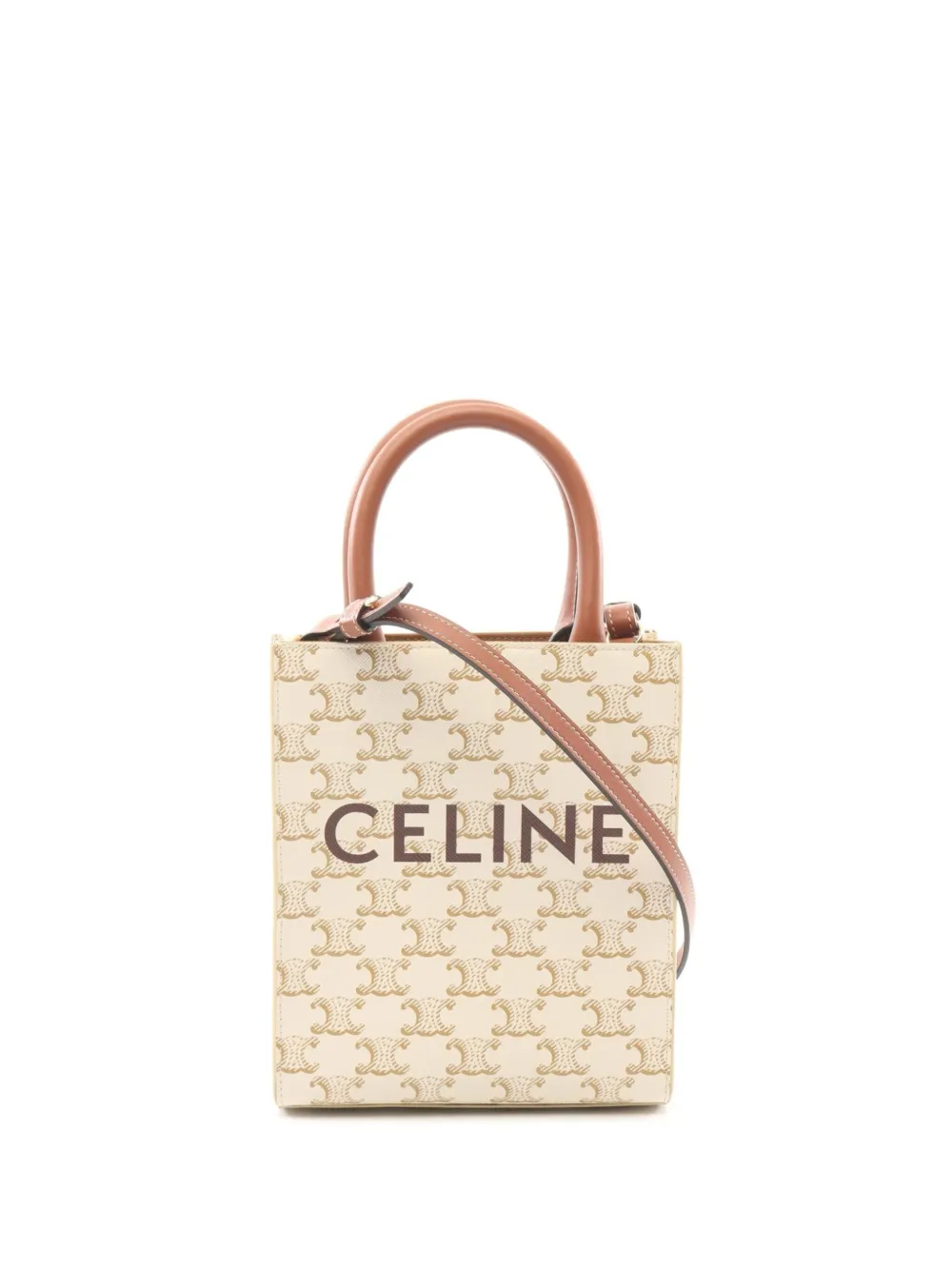 Céline Pre-Owned 2010s Triomphe ハンドバッグ - ニュートラル Céline Pre-Owned 2010s Triomphe ハンドバッグ - ニュートラル