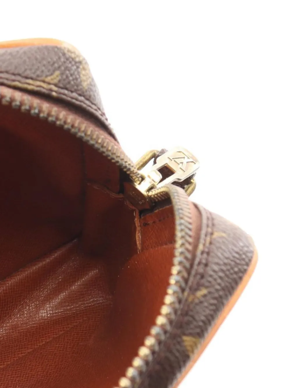 Pre-owned Louis Vuitton 2000s Mini Danube Cross Body Bag In Brown