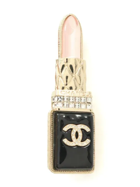 CHANEL Pre-Owned 1986-1988 lipstick-motif brooch
