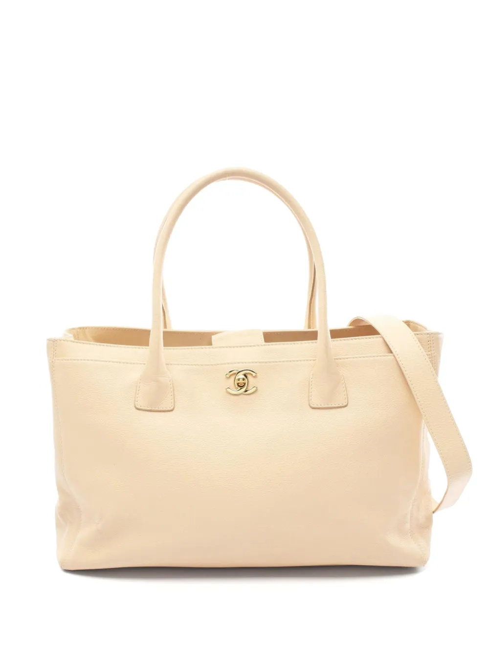 CHANEL Pre-Owned 2008-2009 Executive two-way handbag | Neutrals | Image 1