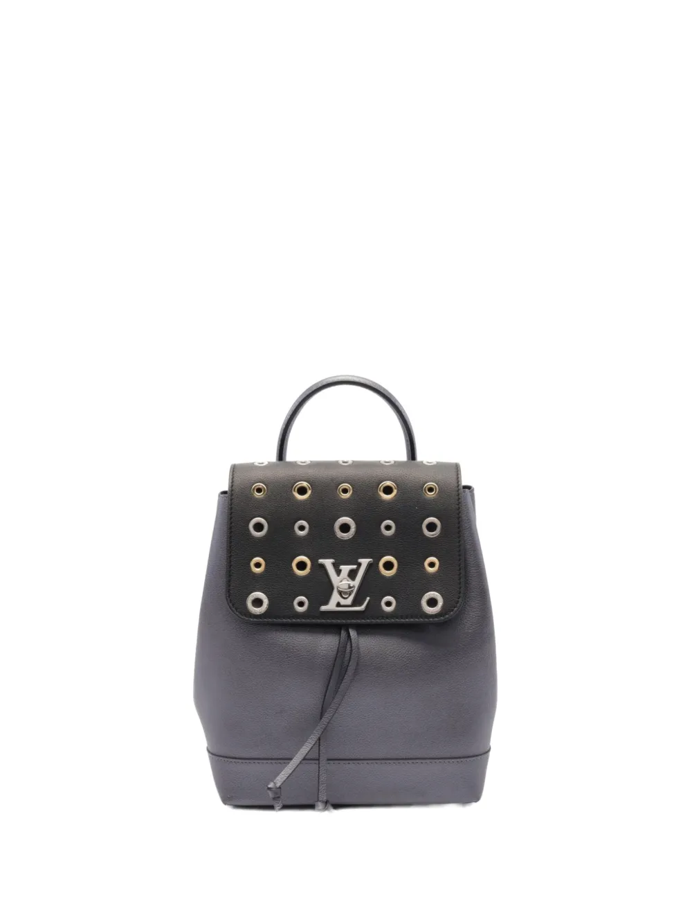 Pre-owned Louis Vuitton 2016 Lockme Backpack In Black