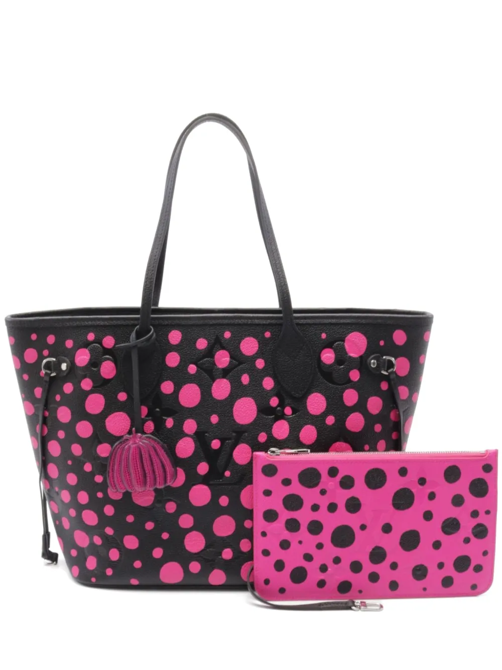 Louis Vuitton Pre-Owned x Yaoi Kusama 2021 Neverfull MM tote bag - Black