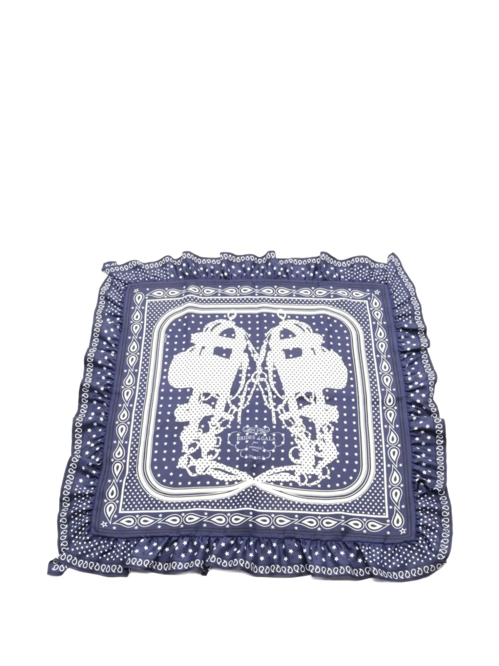 Hermès Pre-Owned 2010s Brides de Gala スカーフ - ブルー Hermès Pre-Owned 2010s Brides de Gala スカーフ - ブルー