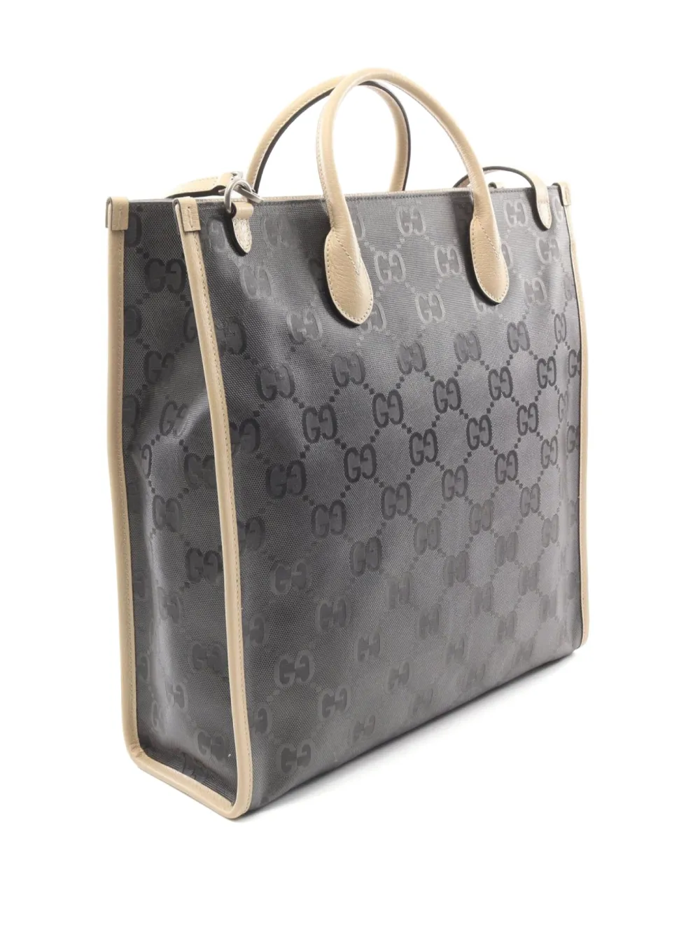 Pre-owned Gucci 2010s Off The Grid Two-way Handbag In Grey