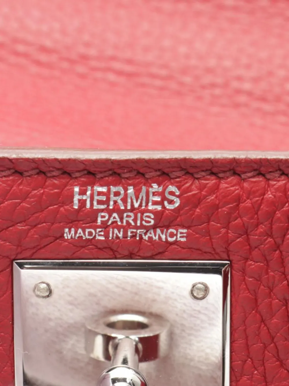 Pre-owned Hermes 1994 Kelly 28 Two-way Handbag In Red