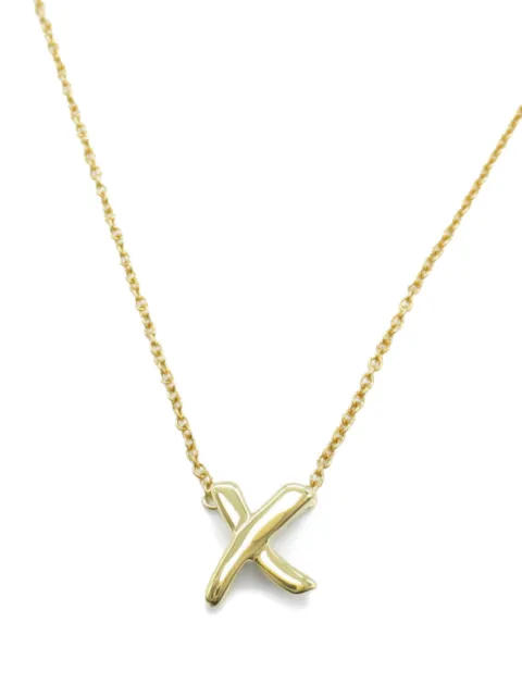 Tiffany & Co. Pre-Owned 2010s 18kt yellow gold Scratches necklace 