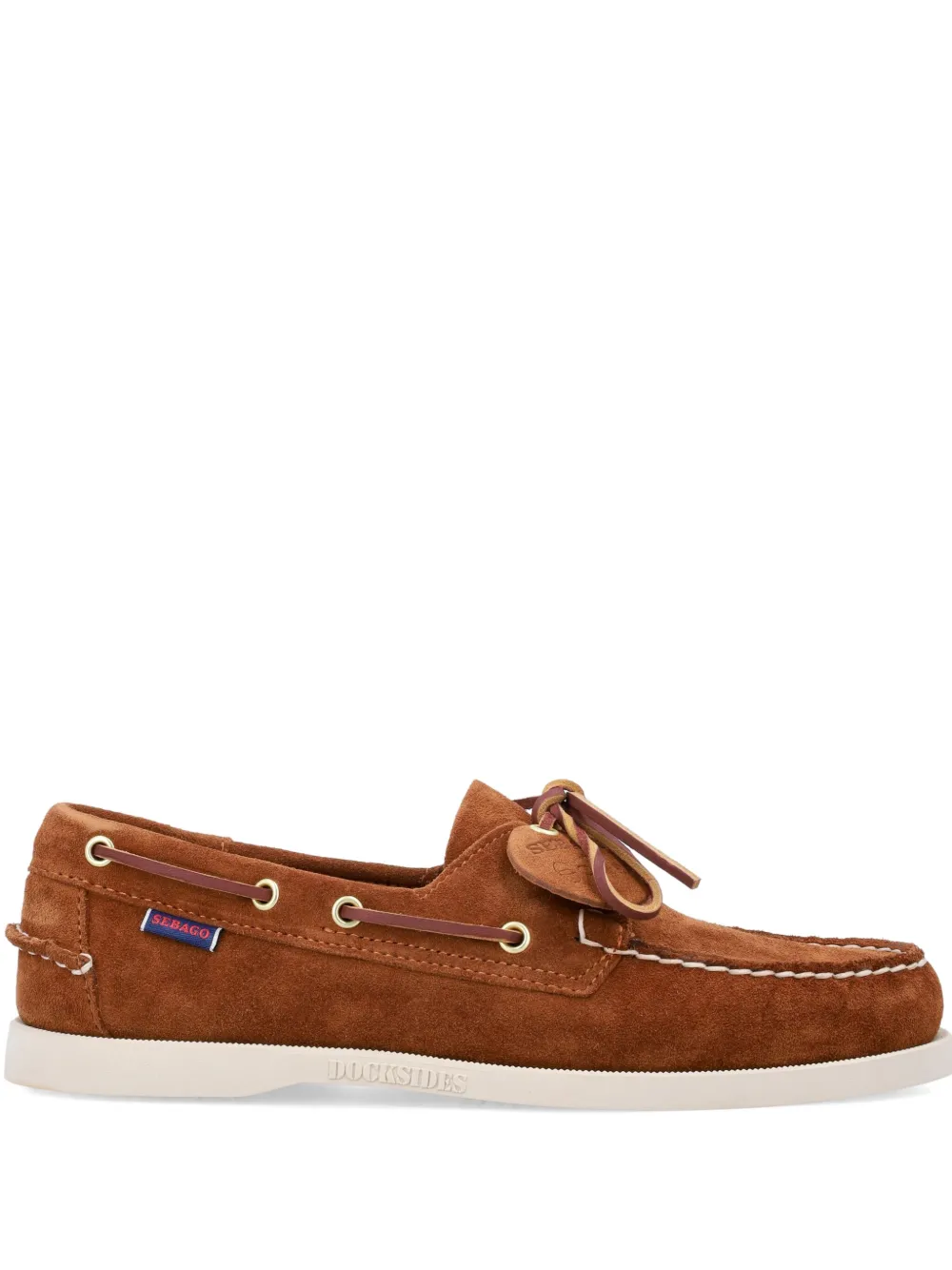 Sebago Handcrafted Suede Boat Shoes In Brown