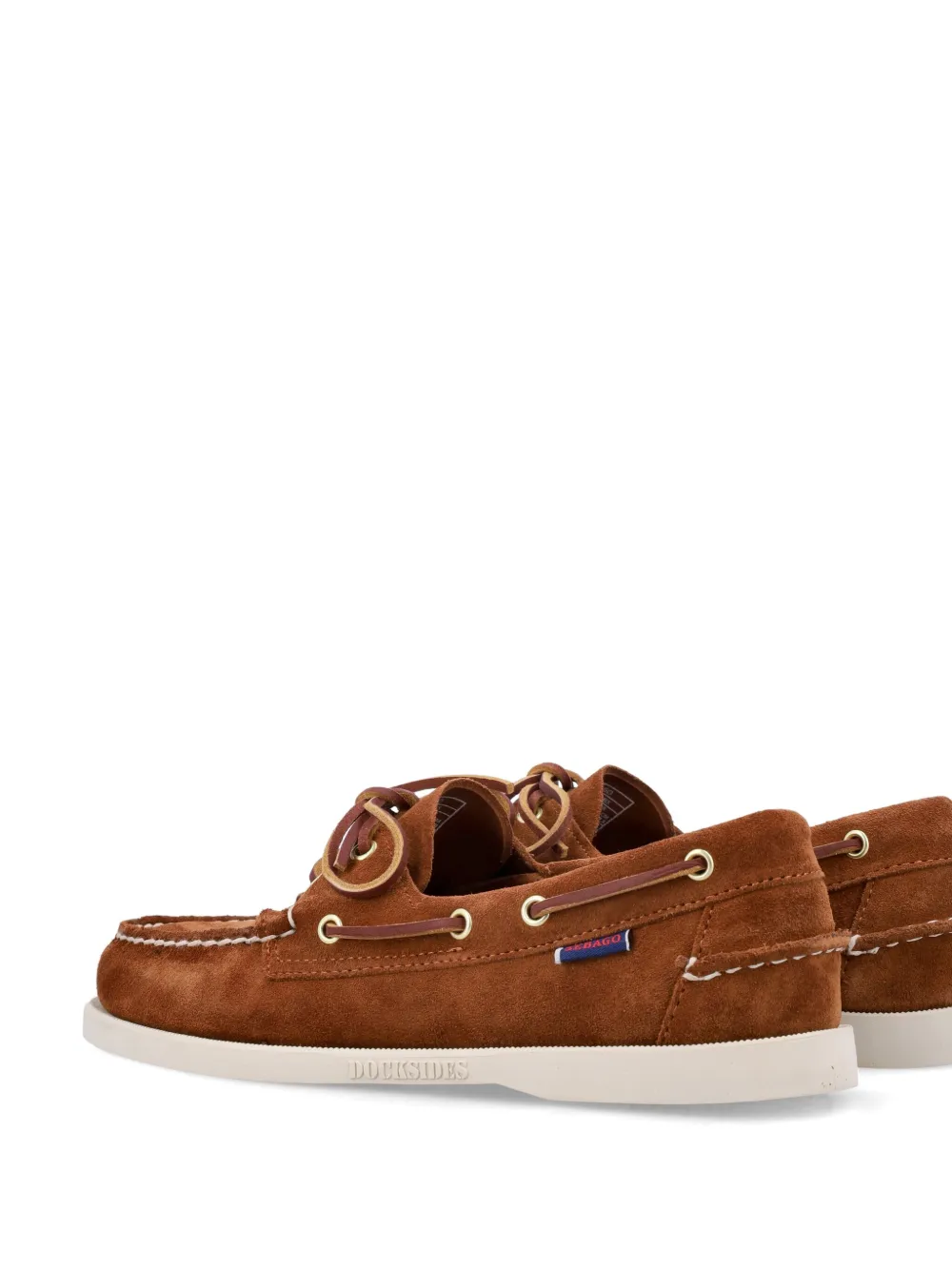 Sebago Handcrafted Suede Boat Shoes In Brown