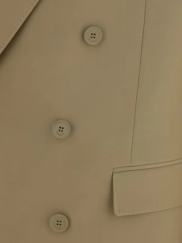 Saint Laurent ダブルジャケット | ニュートラル | FARFETCH JP