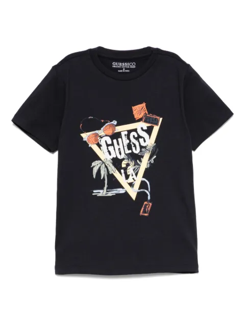 guess kids playera con logo estampado