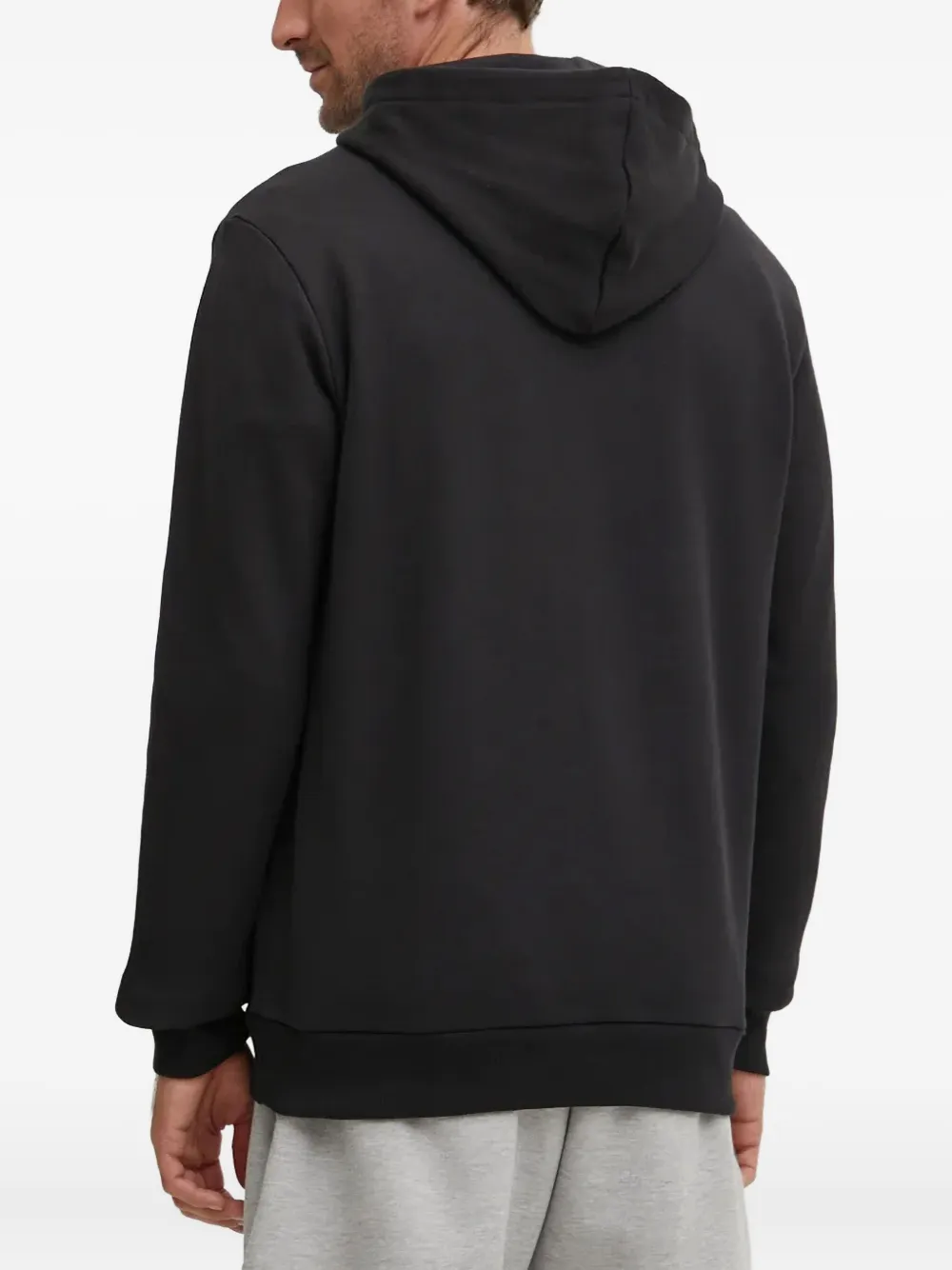 adidas Hoodie met geborduurd logo Zwart